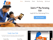 Tablet Screenshot of candycaneclub.com
